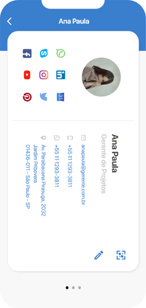 The SYOOU Cards have interactive links activated by the apps already installed in your mobile phone.